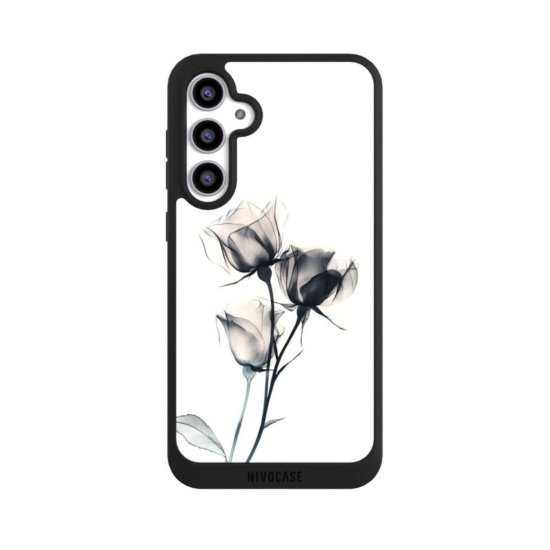 Galaxy S23 FE NIVOpure Schwarze Blume