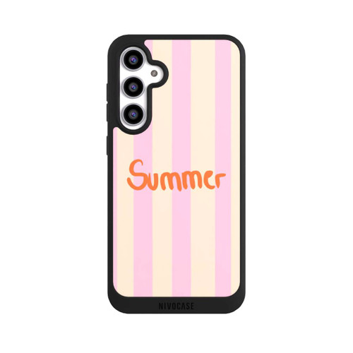 Samsung Galaxy S23 FE NIVOpure Summer Pink And Orange Stripes