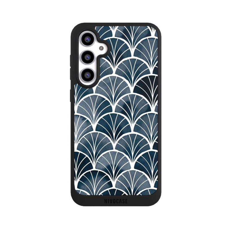 Galaxy S23 FE NIVOpure Botanische Brise Art Deco Grau