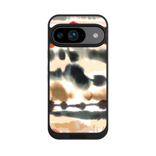 Google Pixel 9 NIVOpure Soft Nautical Watercolor Lines Orange