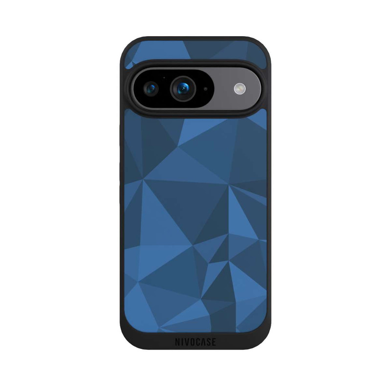 Pixel 9 NIVOpure Polygon Pattern Blue
