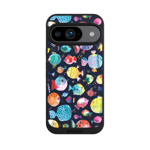 Google Pixel 9 NIVOpure Beach Puffer Fishes Kids Navy