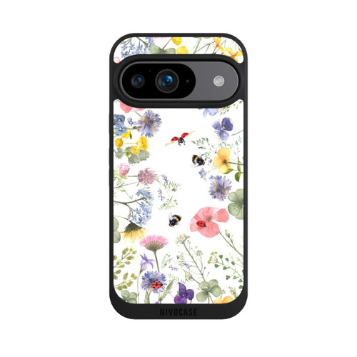 Google Pixel 9 NIVOpure Colourful Spring Flowers and Bees