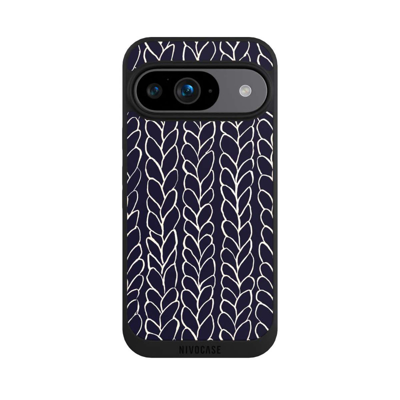 Pixel 9 NIVOpure Wool Braids Drawings Navy