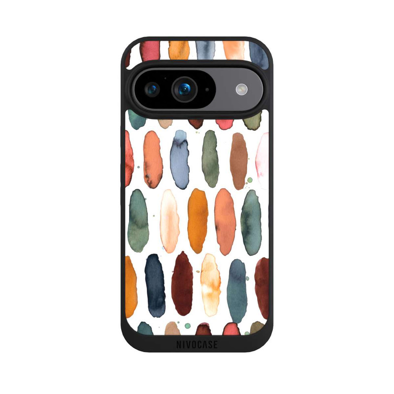 Pixel 9 NIVOpure Watercolor Dashes Mineral Terracotta