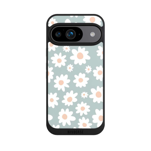 Google Pixel 9 NIVOpure Daisy Flower Seamless Pattern Green