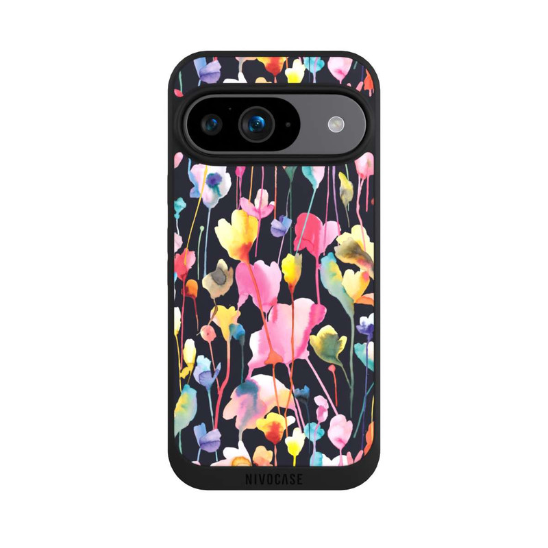 Pixel 9 NIVOpure Wild Flowers Black