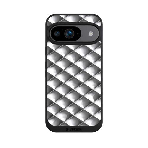 Google Pixel 9 NIVOpure Glamour Silver Squares