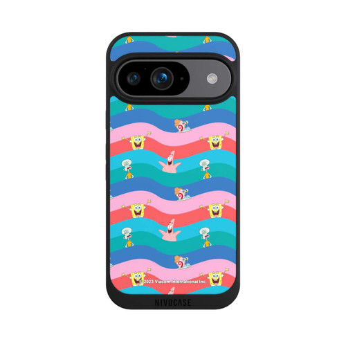 Google Pixel 9 NIVOpure Spongebob Friends Colorful Waves