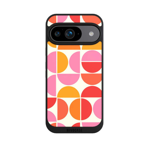 Google Pixel 9 NIVOpure Retro Trend Pattern Orange