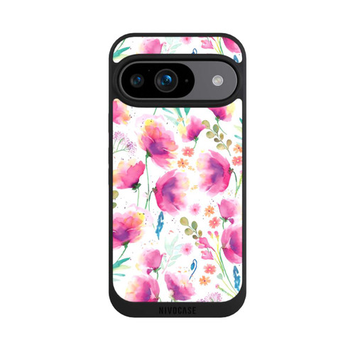Google Pixel 9 NIVOpure Watercolor Abstract Poppies