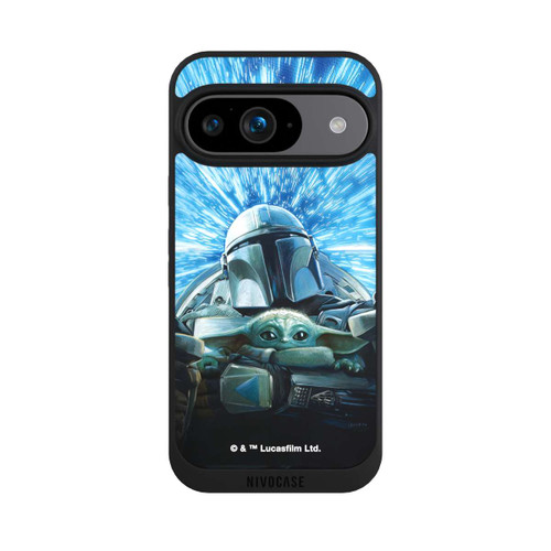 Google Pixel 9 NIVOpure Grogu and Mando Flying Blue