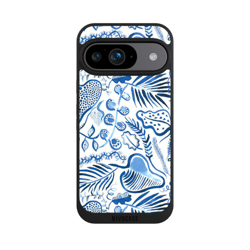 Google Pixel 9 NIVOpure Tropical Forest Leaves Blue