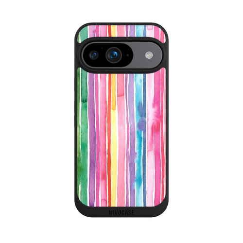 Google Pixel 9 NIVOpure Camouflage Rainbow Stripes