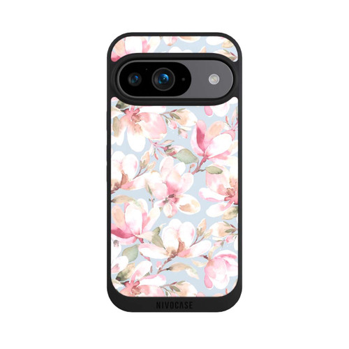 Google Pixel 9 NIVOpure Magnolia flowers pastel pink