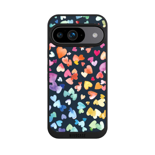 Google Pixel 9 NIVOpure Valentines Hearts Black