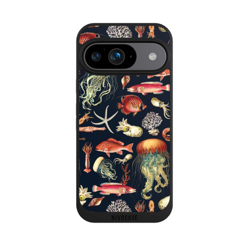 Google Pixel 9 NIVOpure Deep Sea Fish Pattern