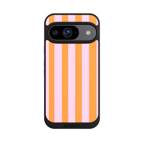 Google Pixel 9 NIVOpure Orange And Pink Stripes