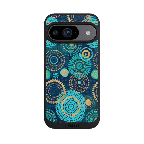 Google Pixel 9 NIVOpure Blockprint India Teal Gold
