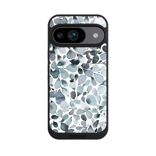 Google Pixel 9 NIVOpure Eucalyptus Watercolor Leaves Grey