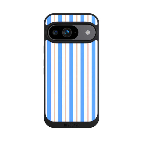 Google Pixel 9 NIVOpure Stripes Blue Beige