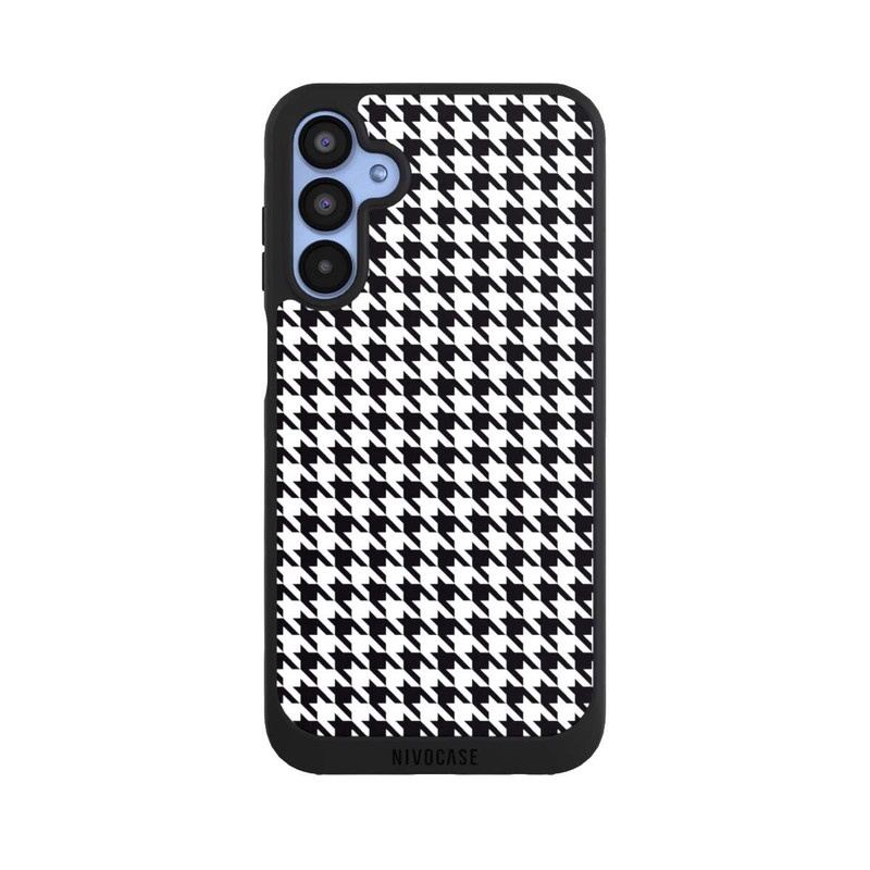 Galaxy A15 5G NIVOpure Hahnentritt Schwarz Weiß