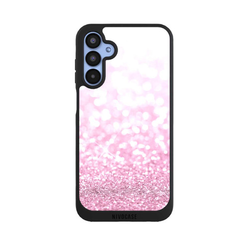 Samsung Galaxy A15 5G NIVOpure Pluie de paillettes roses look