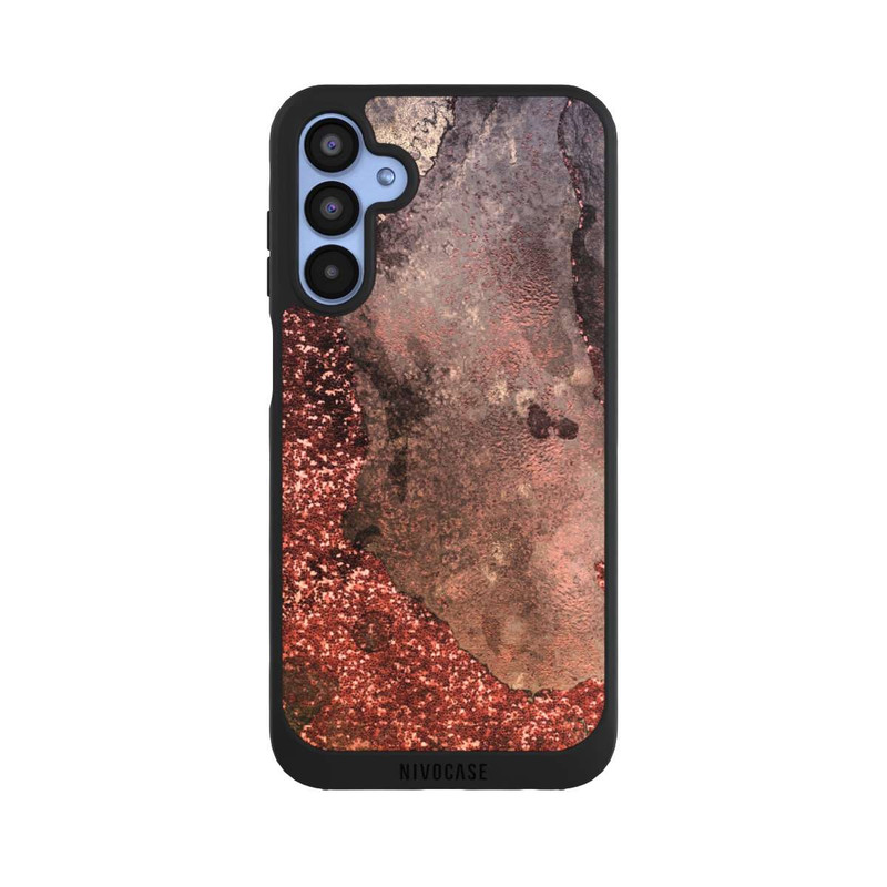 Galaxy A15 5G NIVOpure Brown Glitter Marble Look