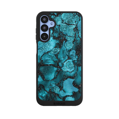 Samsung Galaxy A15 5G NIVOpure  Blauer Glitzerlook