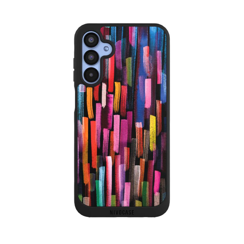 Galaxy A15 5G NIVOpure Coups De Pinceaux Colorés Noir