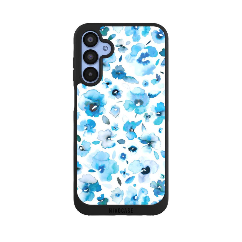 Galaxy A15 5G NIVOpure Fleurs tropicales bleues
