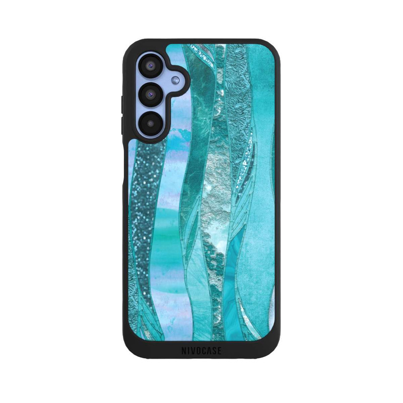Galaxy A15 5G NIVOpure glamouröser Glitzerlook blau