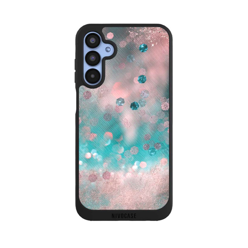 Galaxy A15 5G NIVOpure Türkis-glamouröser Glitzerlook