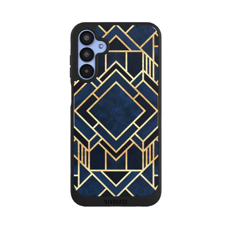 Galaxy A15 5G NIVOpure Art Deco Blue Gold Print