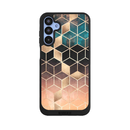 Samsung Galaxy A15 5G NIVOpure Ombre Traum Würfel Gold Druck