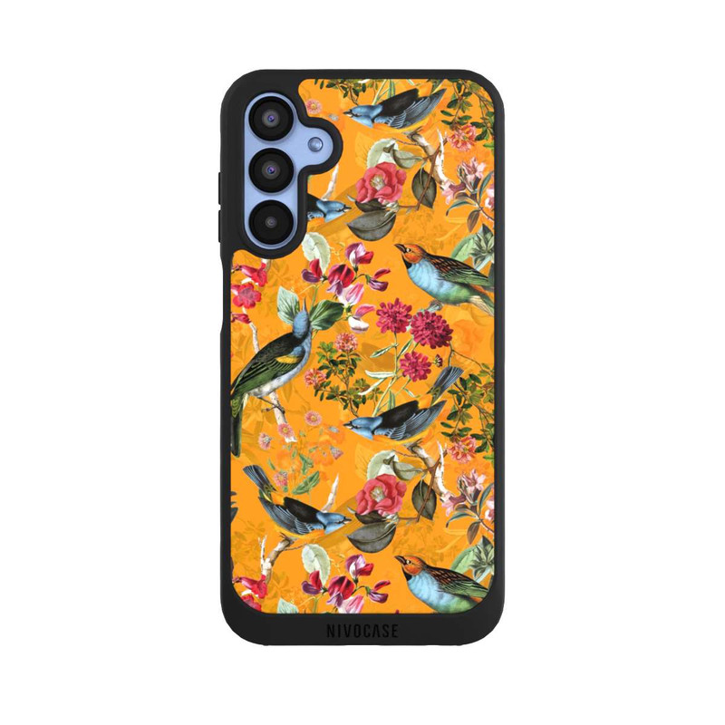 Galaxy A15 5G NIVOpure Tapete mit Vögeln und Blumen