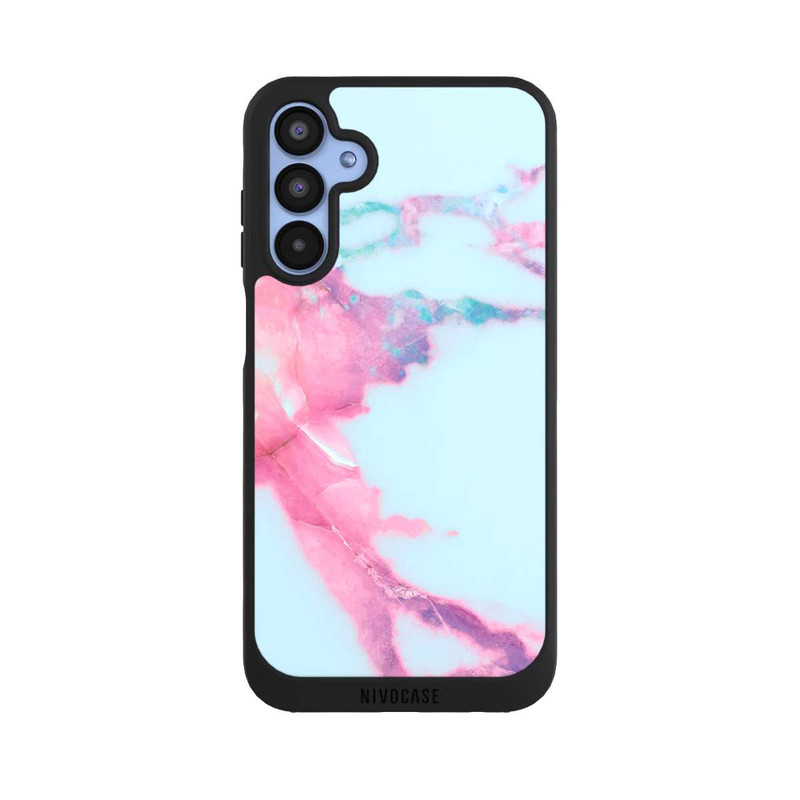 Galaxy A15 5G NIVOpure Hellblauer schillernder Adermarmor