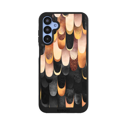 Samsung Galaxy A15 5G NIVOpure Gefiedertes Kupfer und Schwarz