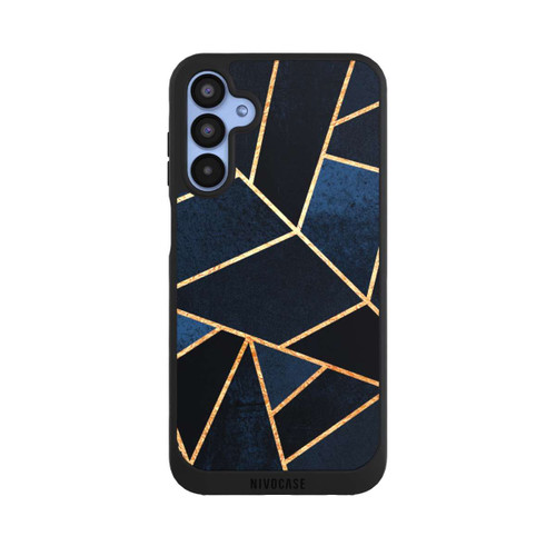 Samsung Galaxy A15 5G NIVOpure Navy Stein Golddruck