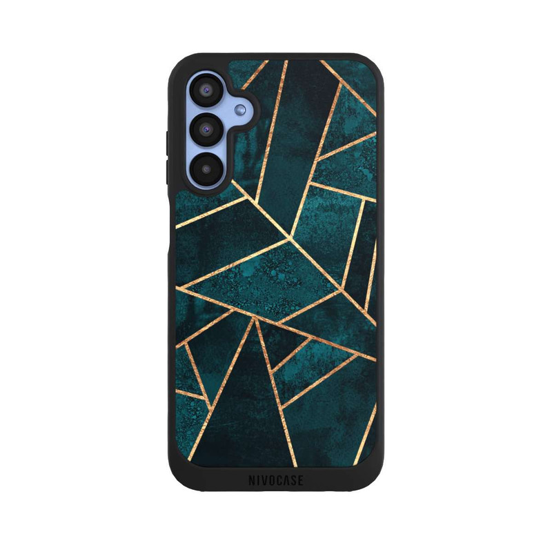 Galaxy A15 5G NIVOpure Tief Blaugrün Stein Gold Druck