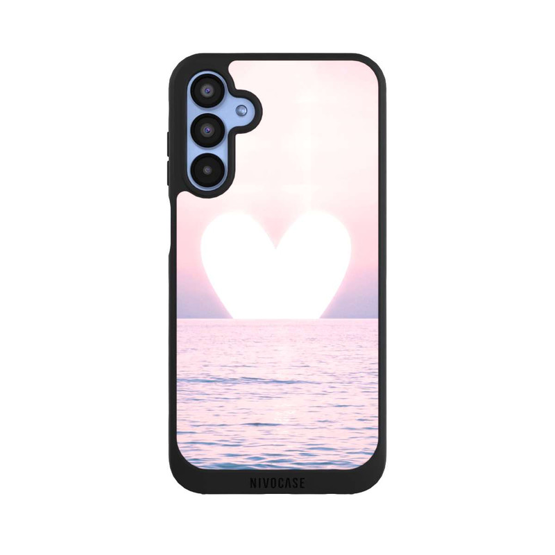 Galaxy A15 5G NIVOpure Coucher de soleil sur le cœur