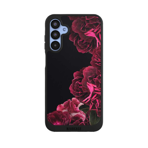 Samsung Galaxy A15 5G NIVOpure Vintage Rosen auf Schwarz