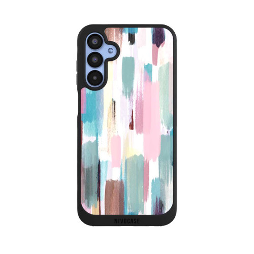 Samsung Galaxy A15 5G NIVOpure Coups de pinceau abstraits Nuances pastel