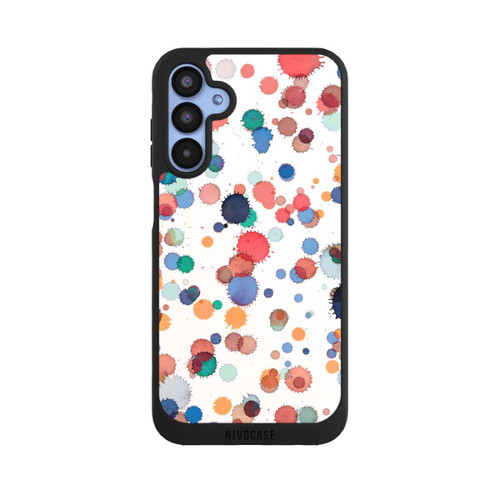 Samsung Galaxy A15 5G NIVOpure Gouttes Aquarelle Texture Bleu Jaune