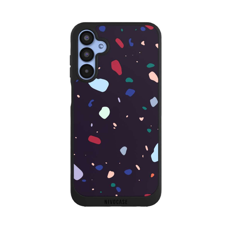 Galaxy A15 5G NIVOpure Moderner dunkel abgerundeter Terrazzo