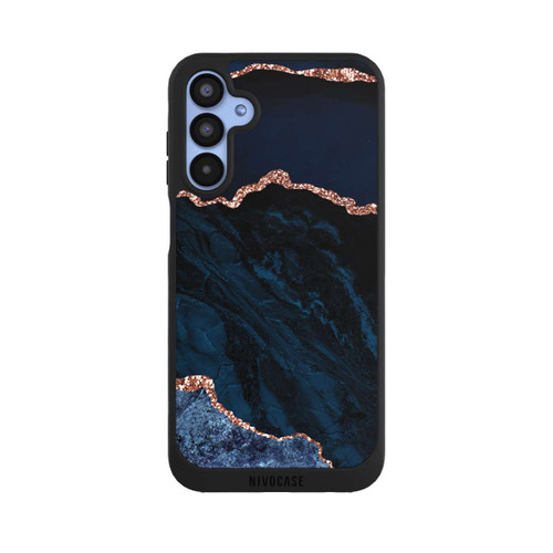 Samsung Galaxy A15 5G NIVOpure Nacht Blau Marmor Landschaft