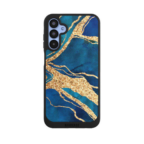 Samsung Galaxy A15 5G NIVOpure Pierre précieuse Or Bleu