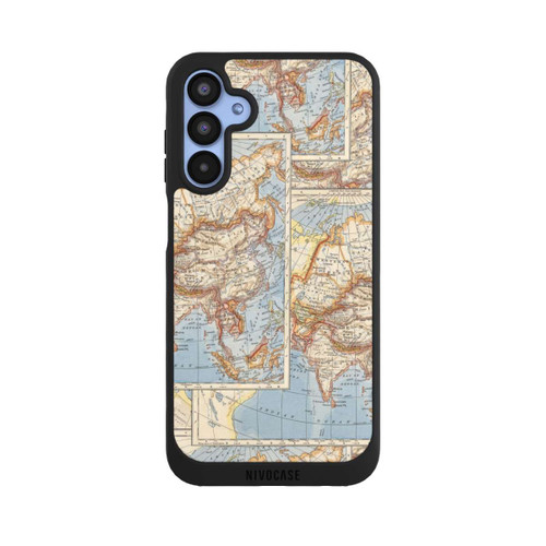 Samsung Galaxy A15 5G NIVOpure Carte du monde vintage