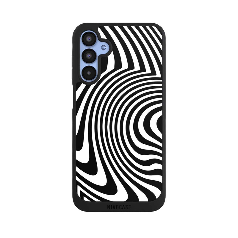 Galaxy A15 5G NIVOpure schwarz-weiße Wellen