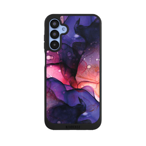 Samsung Galaxy A15 5G NIVOpure Flüssige Kunst Lila-Pink